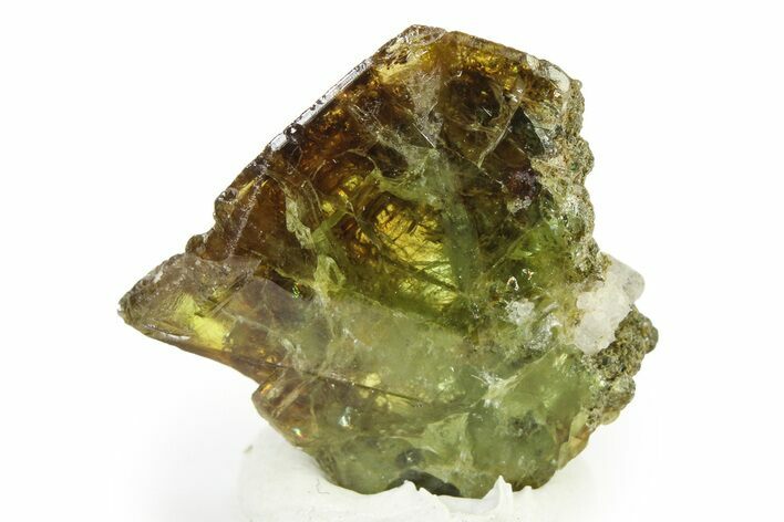 Green Titanite (Sphene) Crystal - Brazil #317152